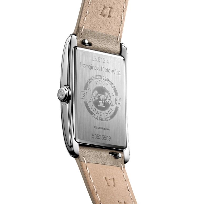 Longines,Elegant 23.30x37mm,23.30x37mm,Stainless Steel,White,Quartz,26280hours,In-house Caliber,L5,L5.512.4.11.7
