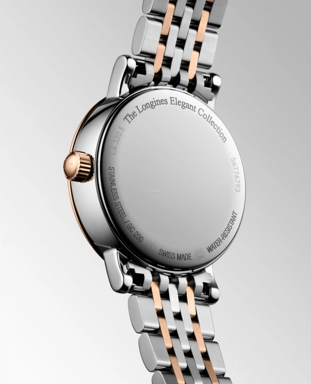 Longines,Elegant 30mm,30mm,Stainless Steel,White,Quartz,Moonphase,Day,L4,L4.330.5.87.7