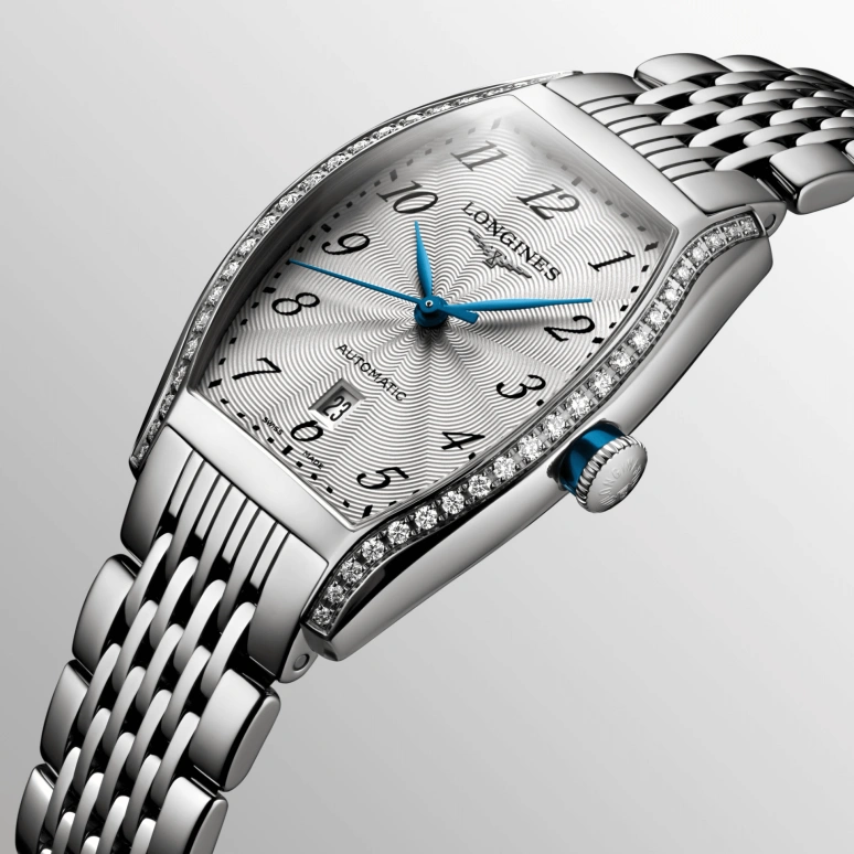 Longines,Evidenza 26mm,26mm,Stainless Steel,Beige,Automatic,Date,40hours,L2,L2.142.0.70.6