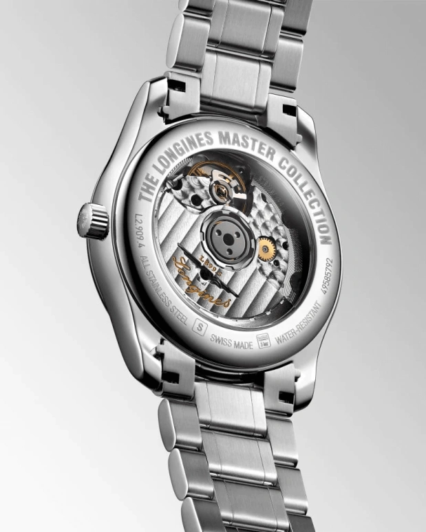 Longines,Master 40mm,40mm,Stainless Steel,Silver,Automatic,Moonphase,Day,L2,L2.909.4.77.6