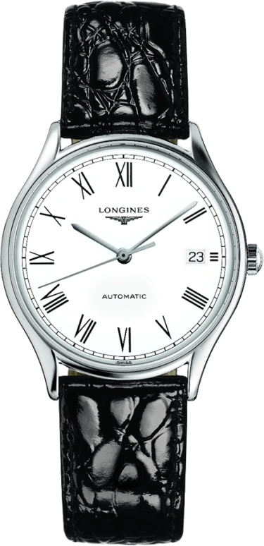 Longines,Lyre 35mm,35mm,Stainless Steel,White,Automatic,Chronograph,Date,L4,L4.860.4.11.2