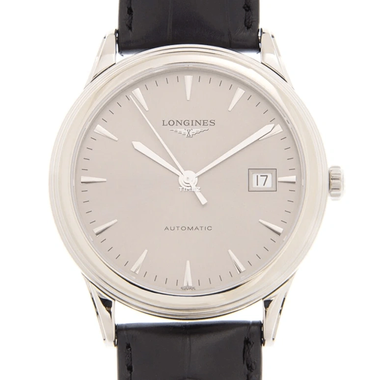 Longines,Flagship 38.50mm,38.50mm,Stainless Steel,Silver,Automatic,Day,65hours,L4,L4.974.4.72.2