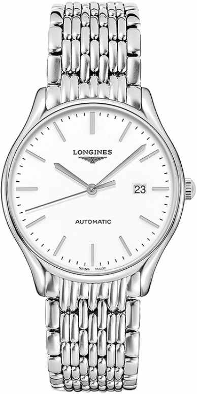 Longines,Lyre 40mm,40mm,Stainless Steel,White,Automatic,Date,64hours,L4,L4.961.4.12.6