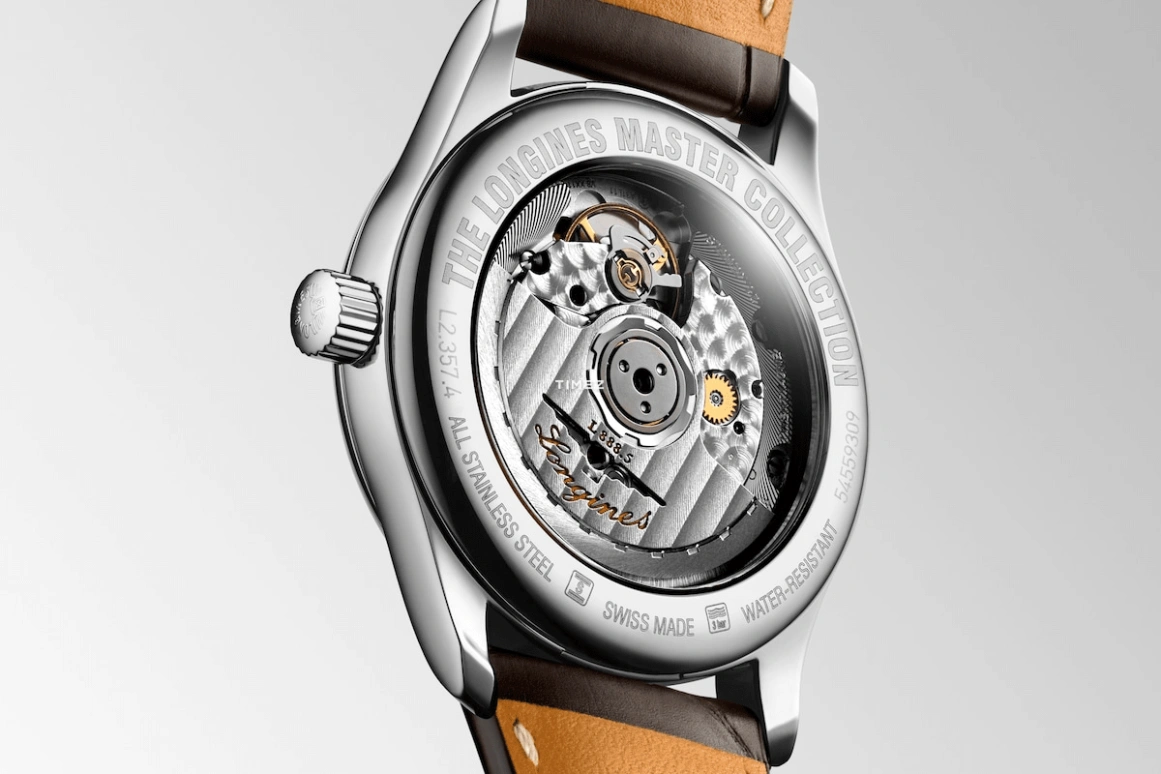 Longines,Master 34mm,34mm,Stainless Steel,Silver,Automatic,Day,72hours,L2,L2.357.4.78.3