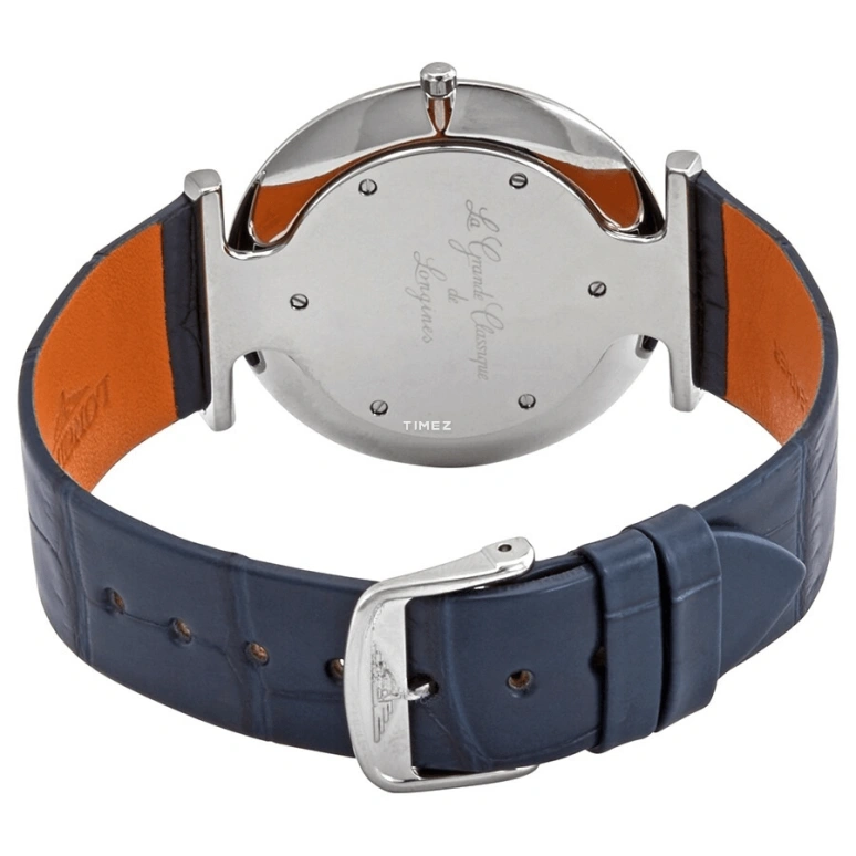 Longines,La Grande Classique 37mm,37mm,Stainless Steel,Blue,Quartz,In-house Caliber,Sapphire,Crystal Glass,L4,L4.766.4.95.2