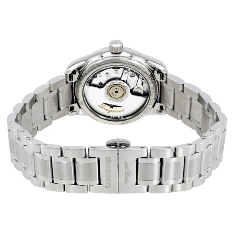 Longines,Master 25.50mm,25.50mm,Stainless Steel,Blue,Automatic,Day,45hours,L2,L2.128.4.92.6