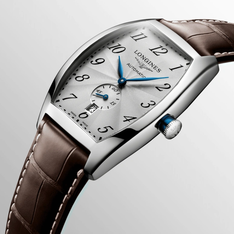 Longines,Evidenza 33.10mm,33.10mm,Stainless Steel,Silver,Automatic,Date,42hours,L2,L2.642.4.73.4
