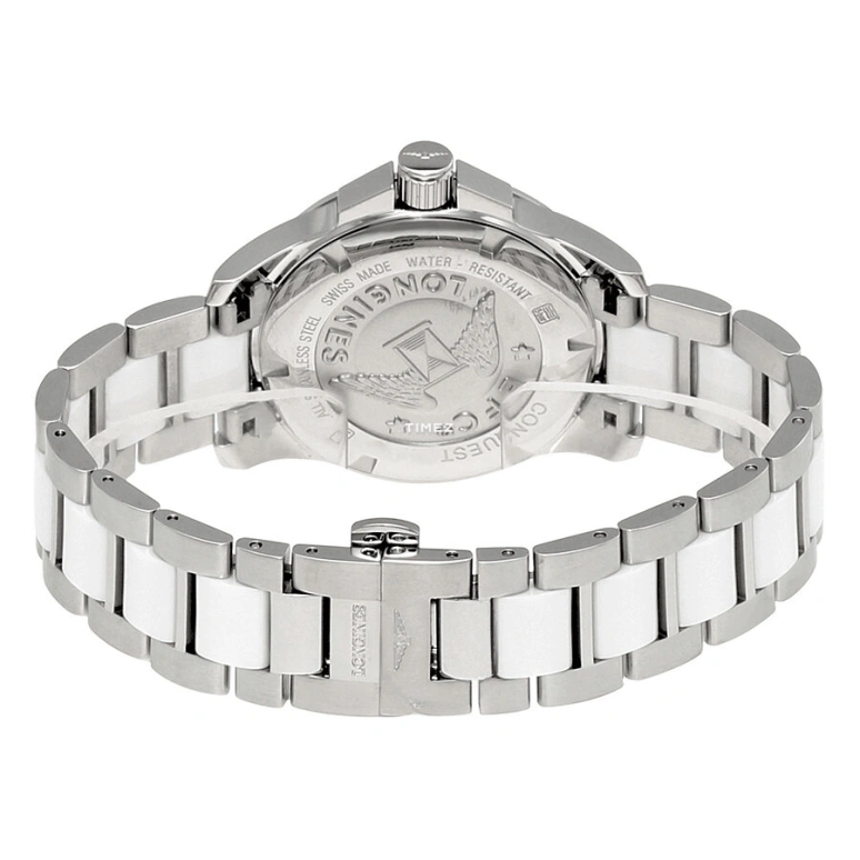 Longines,Conquest 36mm,36mm,Stainless Steel,White,Quartz,Day,26280hours,L3,L3.401.0.87.6