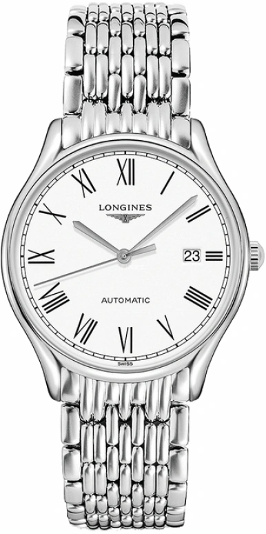 Longines,Lyre 38.50mm,38.50mm,Stainless Steel,White,Automatic,Date,64hours,L4,L4.960.4.11.6