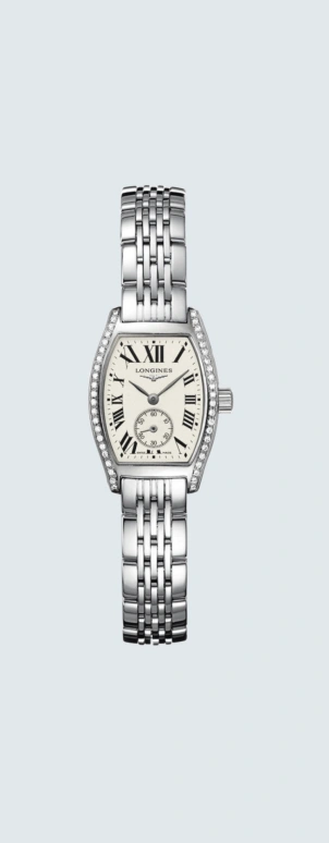 Longines,Evidenza 19.60mm,19.60mm,Stainless Steel,Beige,Quartz,Day,26280hours,L2,L2.175.0.71.6