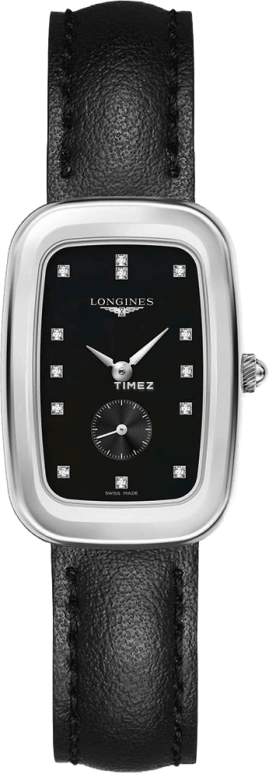 Longines,Equestrian 26x38mm,26x38mm,Stainless Steel,Black,Quartz,In-house Caliber,Sapphire,Crystal Glass,L6,L6.143.4.57.0