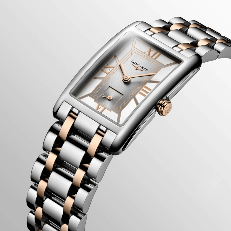Longines,DolceVita 23mm,23mm,Pink Gold,Stainless Steel,Beige,Quartz,26280hours,In-house Caliber,L5,L5.512.5.75.7