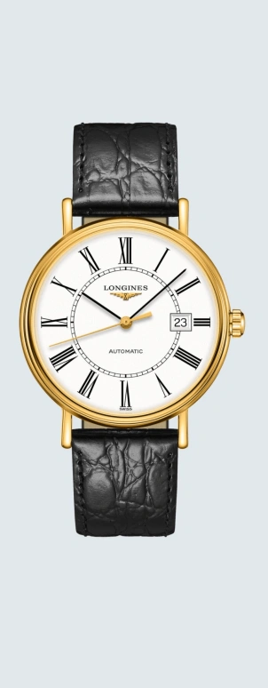Longines,Presence 40mm,40mm,Stainless Steel,White,Automatic,Date,65hours,L4,L4.922.2.11.2