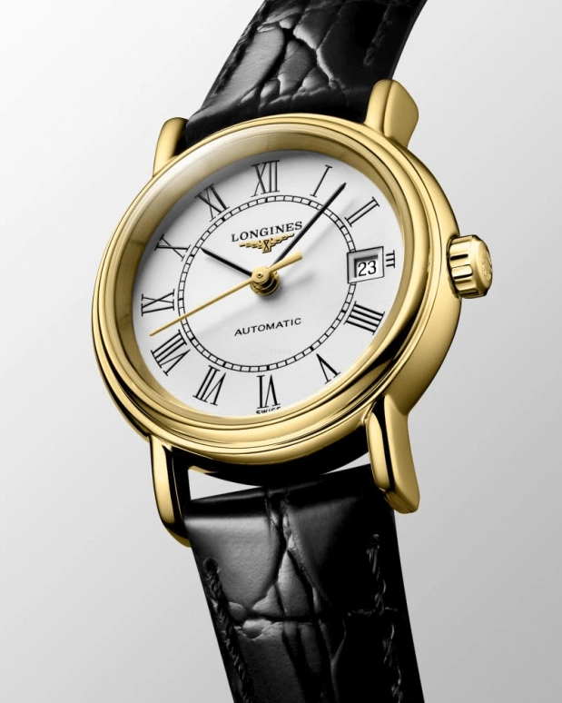 Longines,Presence 25.50mm,25.50mm,Stainless Steel,White,Automatic,Date,38hours,L4,L4.321.2.11.2
