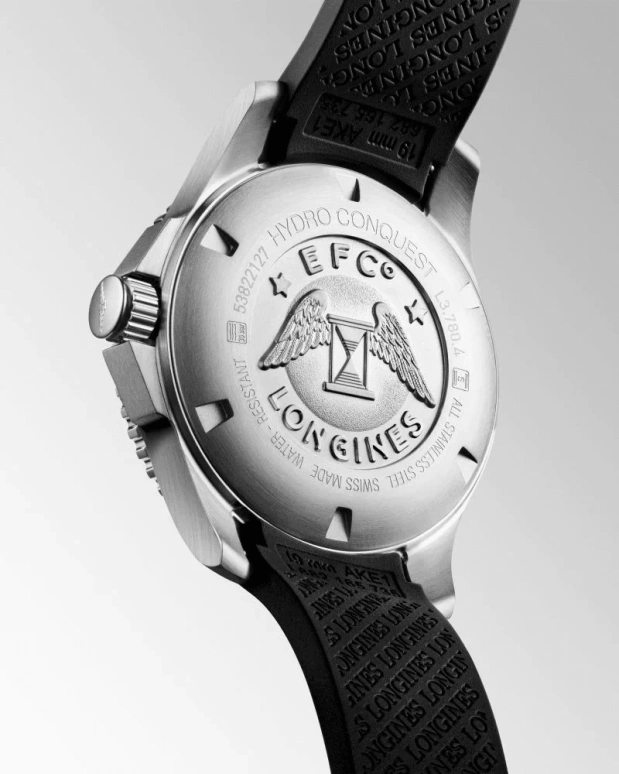 Longines,HydroConquest 39mm,39mm,Ceramic,Stainless Steel,Black,Automatic,Date,64hours,L3,L3.780.4.56.9