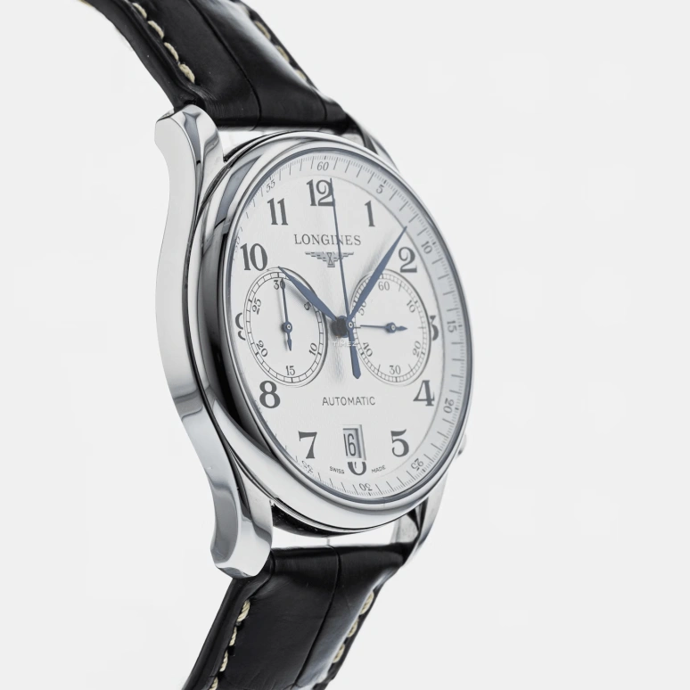 Longines,Master 40mm,40mm,Stainless Steel,Silver,Automatic,Chronograph,Day,L2,L2.629.4.78.5