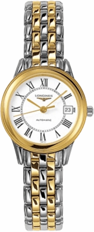 Longines,Flagship 26mm,26mm,Stainless Steel,White,Automatic,Date,40hours,L4,L4.274.3.21.7