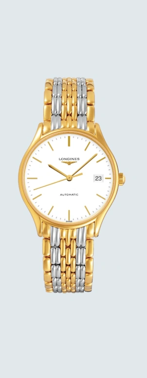 Longines,Lyre 35mm,35mm,Stainless Steel,White,Automatic,Chronograph,Date,L4,L4.860.2.12.7