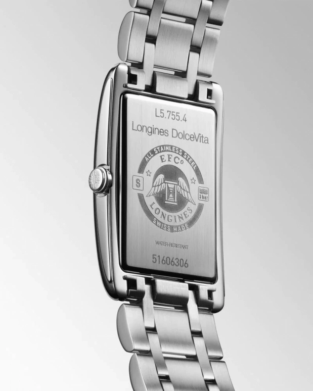 Longines,DolceVita 28.50mm,28.50mm,Stainless Steel,Silver,Quartz,26280hours,In-house Caliber,L5,L5.755.4.71.6