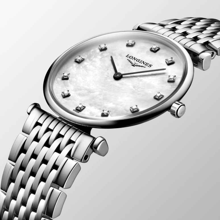 Longines,La Grande Classique 29mm,29mm,Stainless Steel,White,Quartz,Perpetual Calendar,In-house Caliber,L4,L4.512.4.87.6