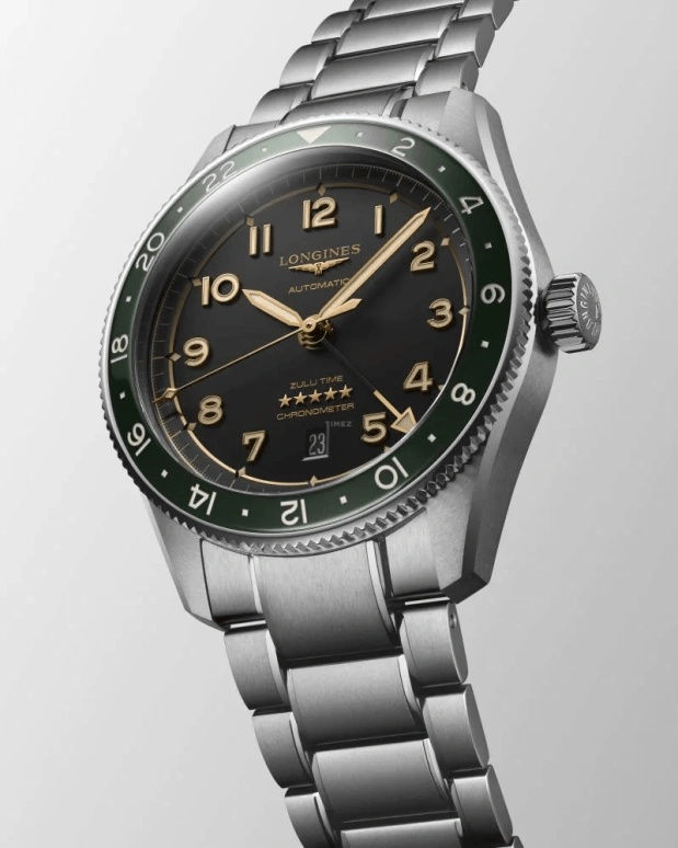 Longines,Spirit 42mm,42mm,Stainless Steel,Grey,Automatic,Date,65hours,L3,L3.812.4.63.6