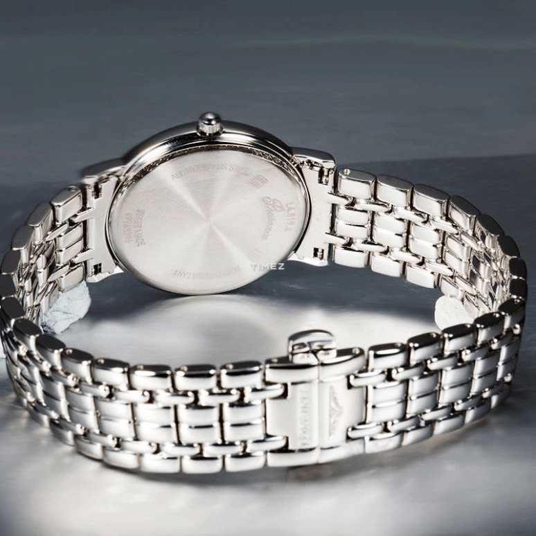 Longines,Presence 33mm,33mm,Stainless Steel,White,Quartz,Day,26280hours,L4,L4.819.4.11.6