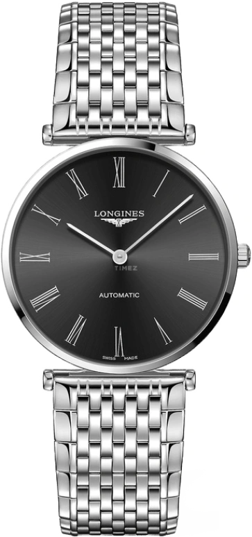 Longines,La Grande Classique 38mm,38mm,Stainless Steel,Grey,Automatic,40hours,In-house Caliber,L4,L4.918.4.51.6
