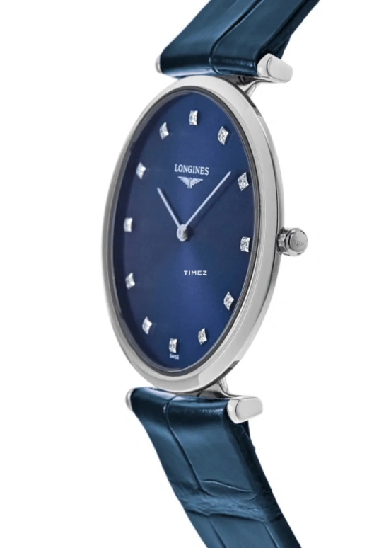 Longines,La Grande Classique 36mm,36mm,Stainless Steel,Blue,Quartz,In-house Caliber,Sapphire,Crystal Glass,L4,L4.755.4.97.2