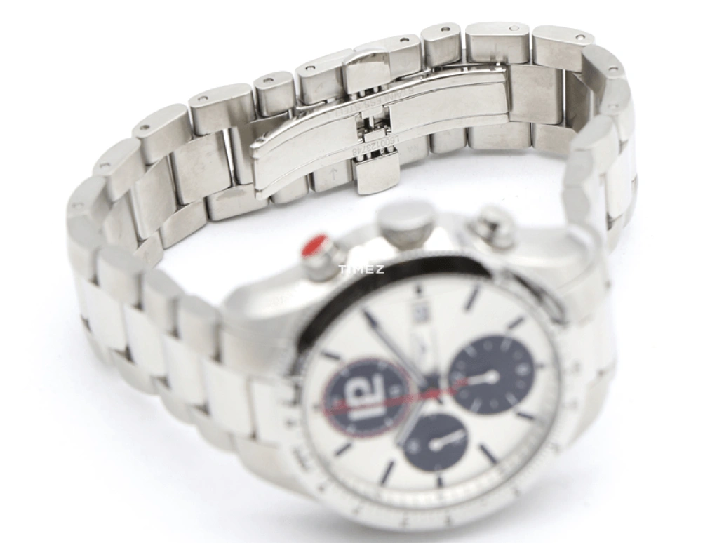 Longines,GrandeVitesse 42mm,42mm,Stainless Steel,White,Black,Automatic,Chronograph,Day,L3,L3.636.4.76.6