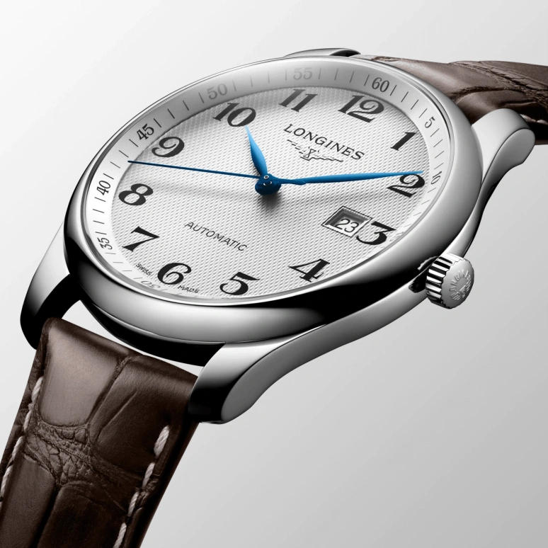 Longines,Master 42mm,42mm,Stainless Steel,White,Automatic,Chronograph,Date,L2,L2.893.4.78.3