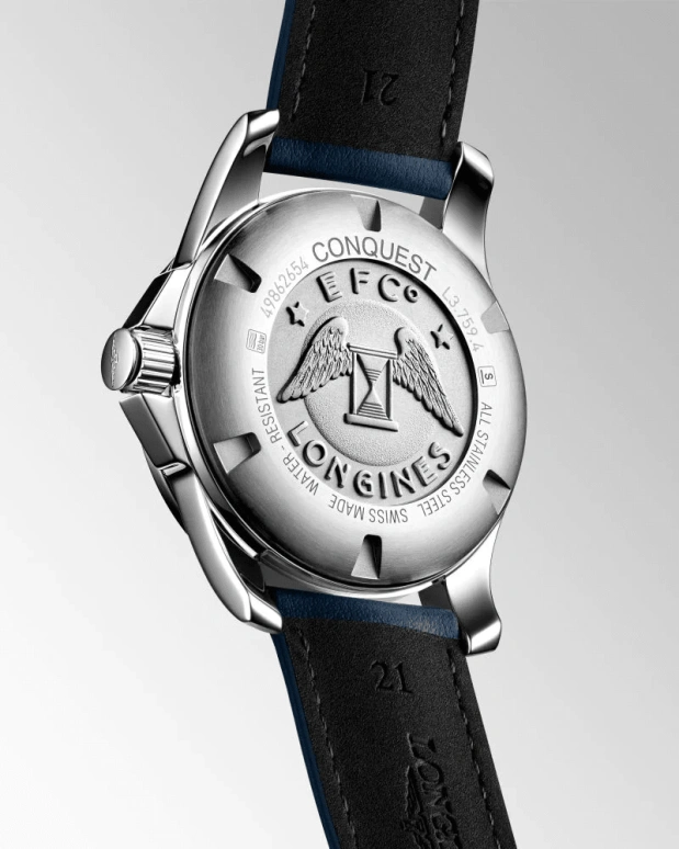 Longines,Sport 41mm,41mm,Stainless Steel,Blue,Quartz,Day,26280hours,L3,L3.759.4.96.0