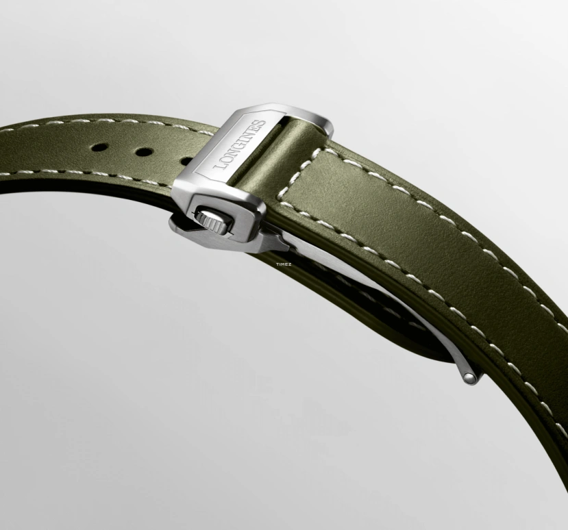 Longines,Spirit 42mm,42mm,Stainless Steel,Green,Automatic,Chronograph,Flyback,Anti-magnetic,L3,L3.821.5.53.2