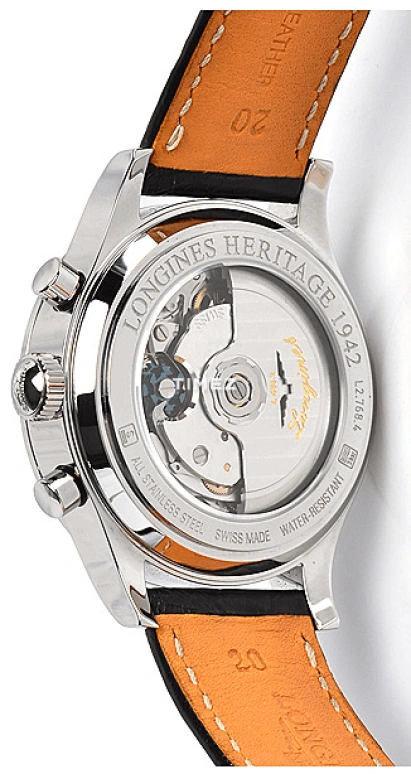 Longines,Heritage Classic 40mm,40mm,Stainless Steel,White,Automatic,Chronograph,Day,L2,L2.768.4.13.0
