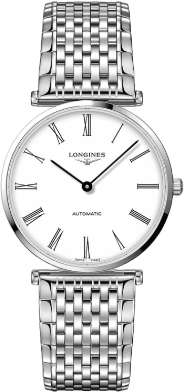 Longines,La Grande Classique 38mm,38mm,Stainless Steel,White,Automatic,40hours,In-house Caliber,L4,L4.918.4.11.6