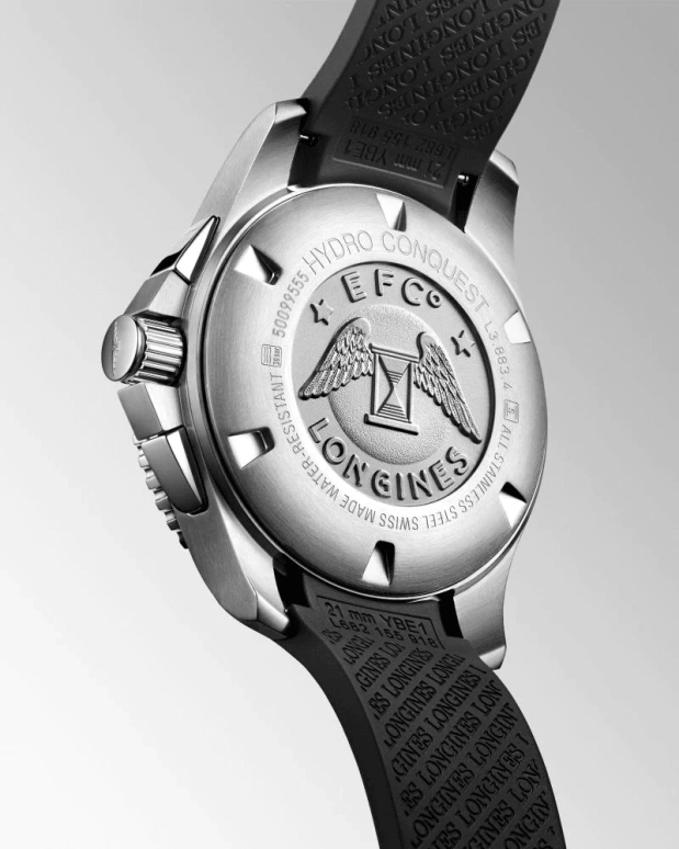 Longines,Sport 41mm,41mm,Stainless Steel,Black,Automatic,Chronograph,Day,L3,L3.883.4.56.9