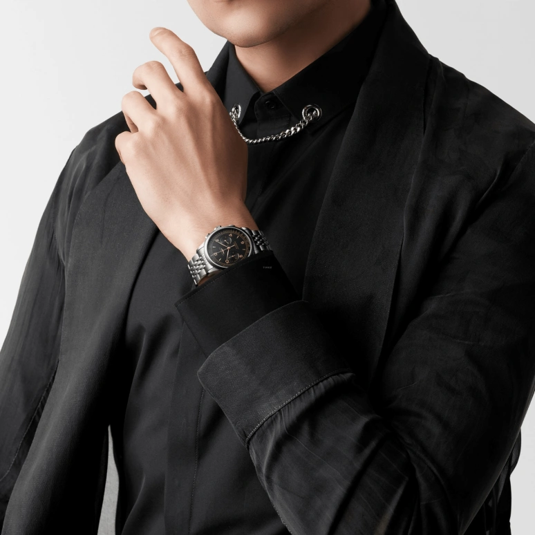 Longines,Heritage Classic 40mm,40mm,Stainless Steel,Black,Automatic,Chronograph,54hours,L2,L2.921.4.56.6