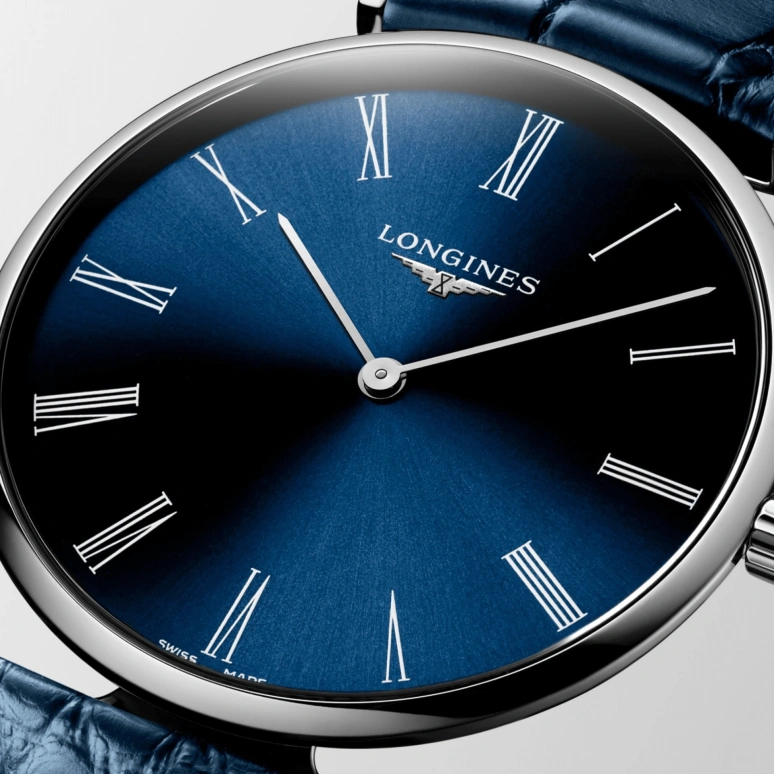 Longines,Elegant 38mm,38mm,Stainless Steel,Blue,Quartz,In-house Caliber,Sapphire,L4,L4.866.4.94.2