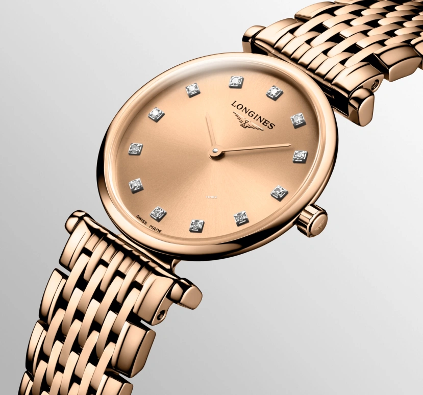 Longines,La Grande Classique 24mm,24mm,Stainless Steel,Rose Gold,Quartz,26280hours,In-house Caliber,L4,L4.209.1.90.8