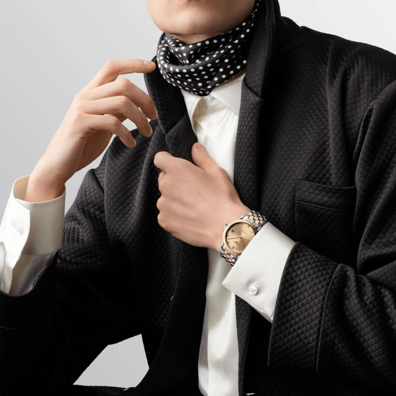 Longines,Flagship 40mm,40mm,Stainless Steel,Champagne,Automatic,Date,64hours,L4,L4.984.3.37.7