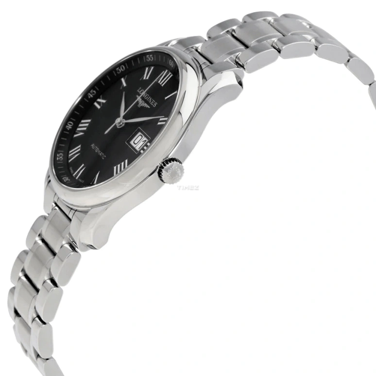 Longines,Master 40mm,40mm,Stainless Steel,Black,Automatic,Big Date,42hours,L2,L2.648.4.51.6