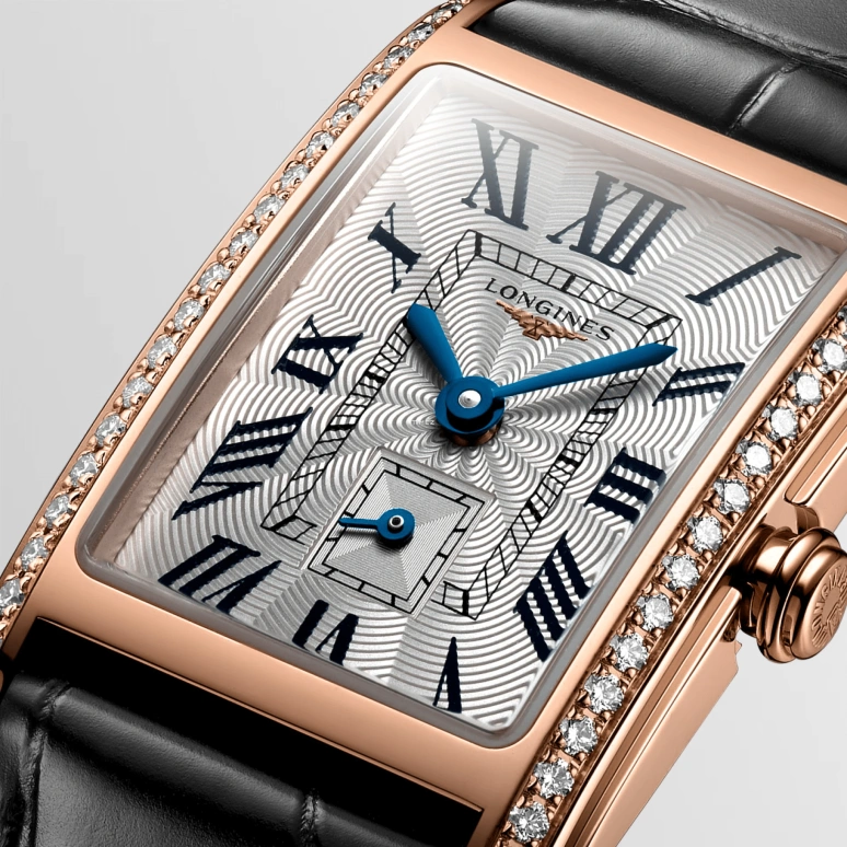 Longines,DolceVita 20.80x32mm,20.80x32mm,Pink Gold,Silver,Quartz,Day,26280hours,L5,L5.255.9.71.0