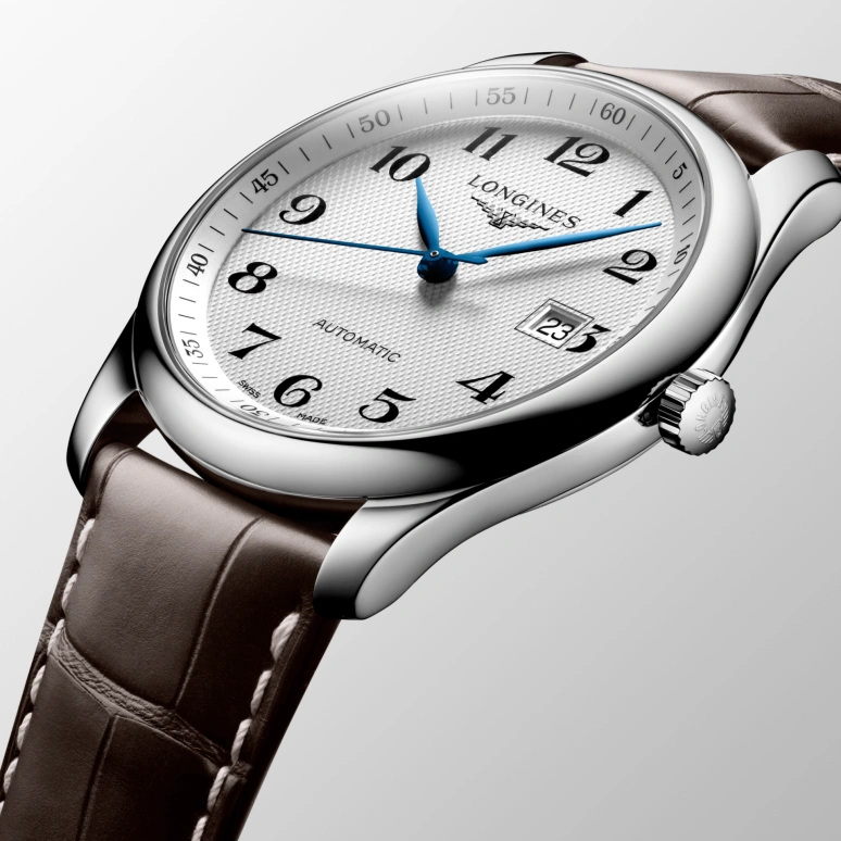 Longines,Master 40mm,40mm,Stainless Steel,Silver,Automatic,Date,65hours,L2,L2.793.4.78.3