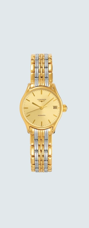 Longines,Lyre 25mm,25mm,Stainless Steel,Champagne,Automatic,Date,40hours,L4,L4.360.2.32.7
