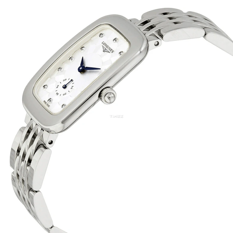 Longines,Equestrian 24.70x36mm,24.70x36mm,Stainless Steel,White,Silver,Quartz,26280hours,In-house Caliber,L6,L6.142.4.77.6