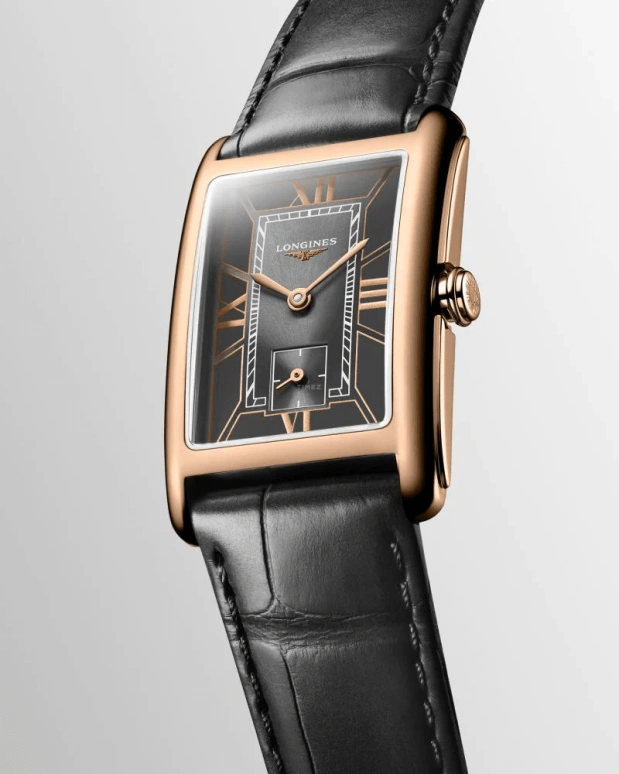 Longines,DolceVita 23mm,23mm,Pink Gold,Grey,Quartz,26280hours,In-house Caliber,L5,L5.512.8.75.2