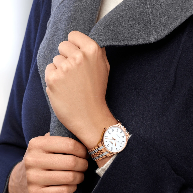 Longines,Lyre 38.50mm,38.50mm,Stainless Steel,White,Automatic,Date,64hours,L4,L4.960.1.11.7