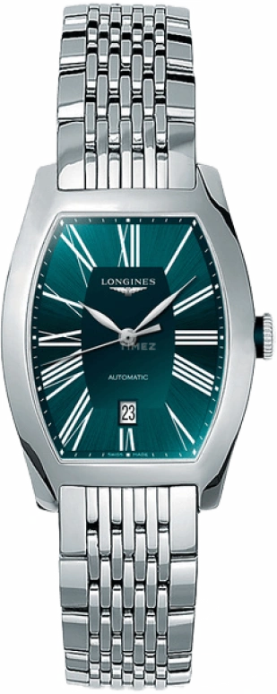 Longines,Evidenza 26mm,26mm,Stainless Steel,Grey,Automatic,Date,40hours,L2,L2.142.4.60.6