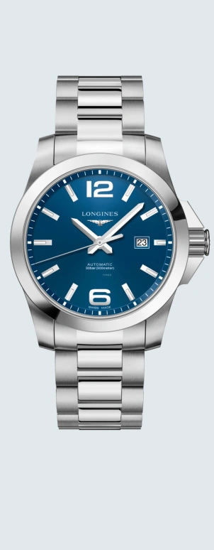 Longines,Sport 43mm,43mm,Stainless Steel,Blue,Automatic,72hours,In-house Caliber,L3,L3.778.4.96.6