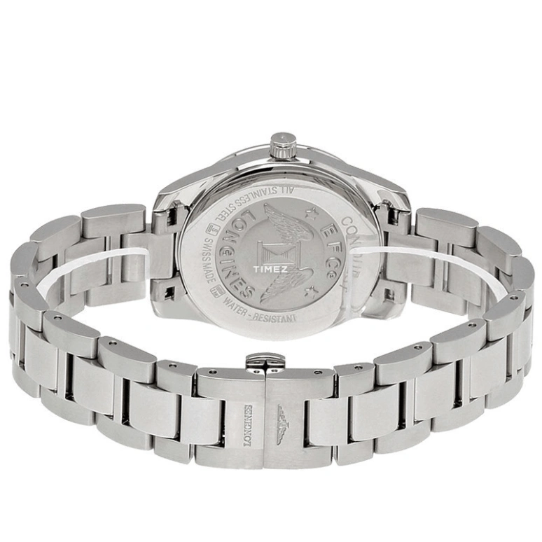 Longines,Conquest 29.50mm,29.50mm,Stainless Steel,Black,Automatic,Day,40hours,L3,L3.276.3.56.6