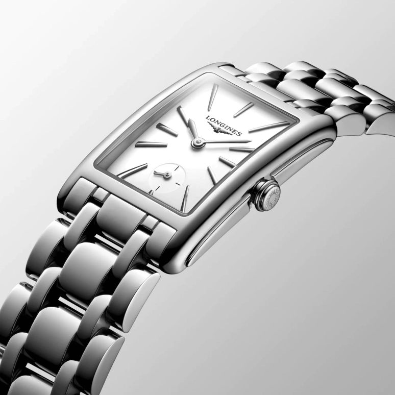 Longines,Elegant 23.30x37mm,23.30x37mm,Stainless Steel,White,Quartz,26280hours,In-house Caliber,L5,L5.512.4.11.6